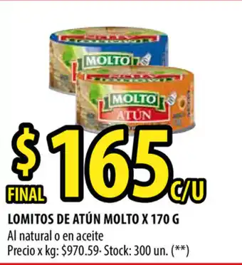 Molto Lomitos de Atún x 170g