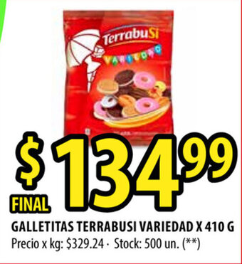 Punto Mayorista Terrabusi Galletitas Variedad x 410g oferta