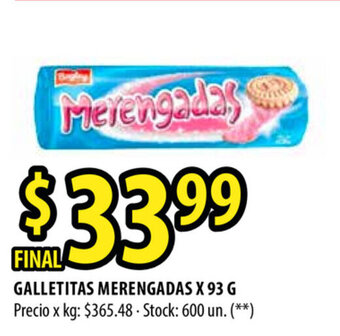 Merengadas Galletitas x 93g