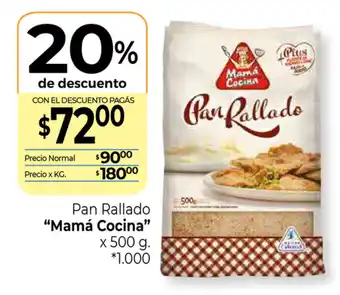 La Anonima Mamá Cocina Pan rallado x 500gr oferta