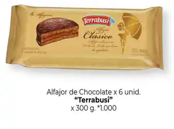 La Anonima Terrabusi Alfajor de chocolate x 6unid x 300g oferta