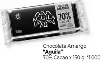 La Anonima Aguila Chocolate Amargo 70% Cacao x 150g oferta