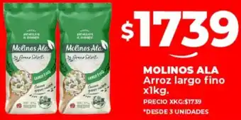 Supermayorista Vital MOLINOS ALA Arroz largo fino x 1kg oferta