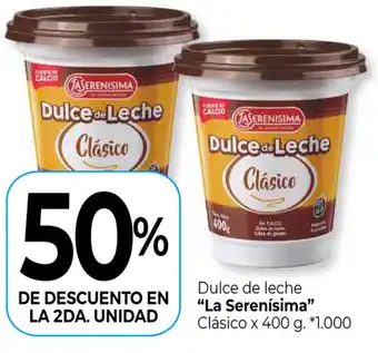 La Anonima La Serenisima Dulce de leche Clásico x 400g oferta