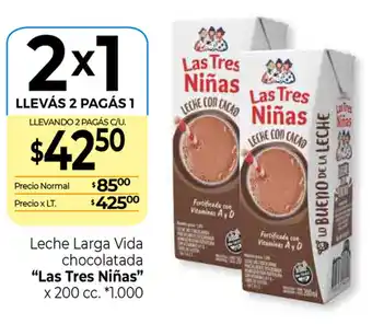 La Anonima Las Tres Niñas Leche Larga Vida x 200cc oferta