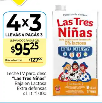 La Anonima Las Tres Niñas Leche LV parc. desc x 1lt oferta