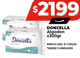 Supermayorista Vital DONCELLA Algodon x 300gr oferta