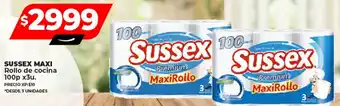 Supermayorista Vital SUSSEX MAXI Rollo de cocina 100p x 3u oferta