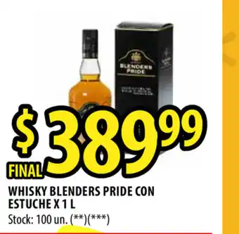 Punto Mayorista Blenders pride Whisky con Estuche x 1L oferta
