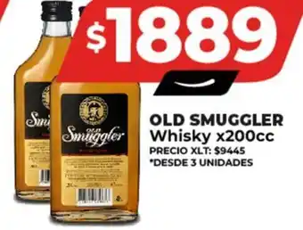 Supermayorista Vital OLD SMUGGLER Whisky x 200cc oferta