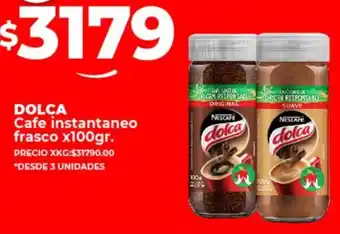 Supermayorista Vital DOLCA Cafe instantaneo frasco x 100gr oferta