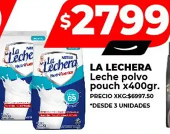 Supermayorista Vital LA LECHERA Leche polvo pouch x 400gr oferta