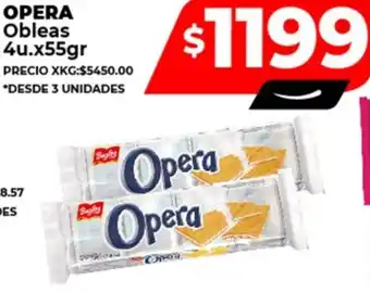 Supermayorista Vital OPERA Obleas 4u x 55gr oferta