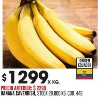 Coto BANANA CAVENDISH x kg oferta