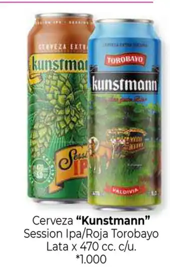 La Anonima Kunstmann Cerveza Session Ipa/Roja Torobayo Lata x 470cc oferta
