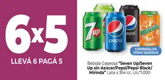 La Anonima Seven up Bebida Gaseosa Lata x 354cc oferta
