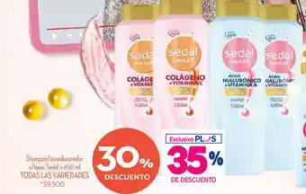 La Anonima Todas Las Variedades Shampoo/Acondicionador v/tipos x 650ml oferta