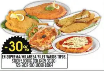 Coto EN SUPREMA/MILANESA/FILET VARIOS TIPOS oferta