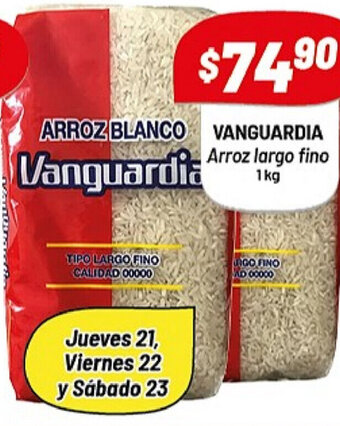 Almacor Vanguardia Arroz largo fino 1kg oferta