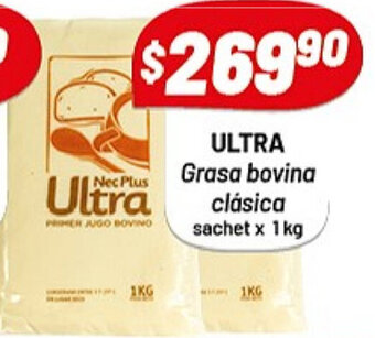 Almacor Ultra Grasa bovina clásica sachet x 1kg oferta
