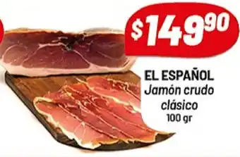 Almacor El Español Jamón crudo 100gr oferta