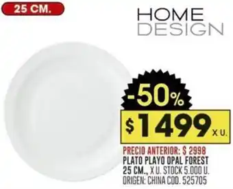 Coto PLATO PLAYO OPAL FOREST 25CM oferta