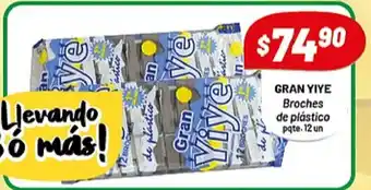 Almacor Gran Yiye Broches de plástico oferta