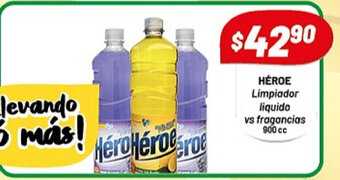 Almacor Héroe Limpiador liquido vs fragancias 900cc oferta