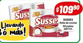 Almacor Sussex Rollo de cocina 50 paños oferta