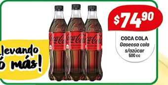 Almacor Coca cola Gaseosa cola s/azucar 500cc oferta