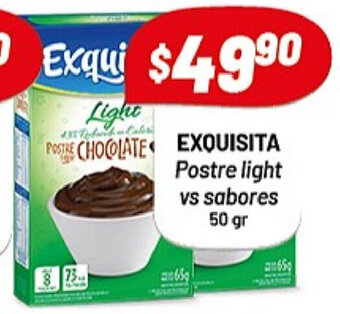 Almacor Exquisita Postre light vs sabores 50gr oferta