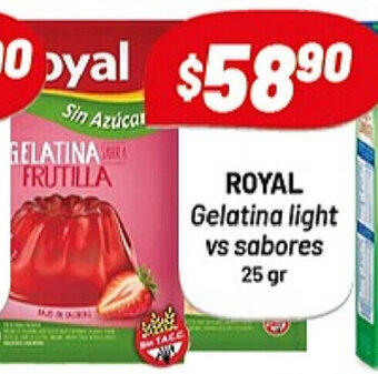 Almacor Royal Gelatina light vs sabores 25gr oferta