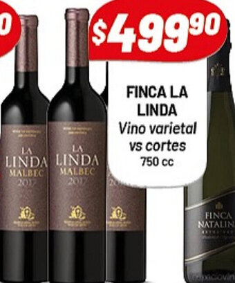 Almacor Finca La Linda Vino varietal vs Cortes 750cc oferta