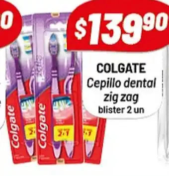 Almacor Colgate Cepillo dental zigzag blister 2 un oferta