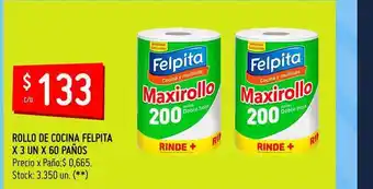 Walmart Rollo De Cocina Felpita oferta