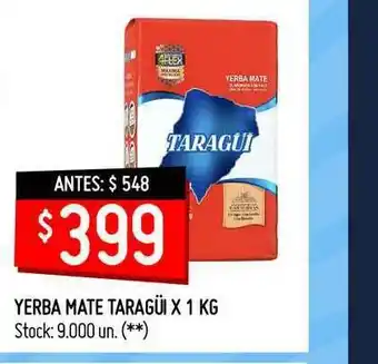 Walmart Yerba Mate Taragüi x 1 kg oferta