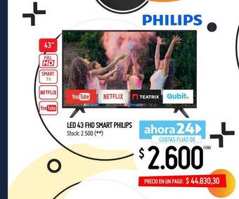 Walmart Led 43 Fhd Smart Philips oferta
