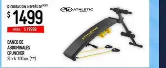 Banco De Abdominales Cruncher Athletic