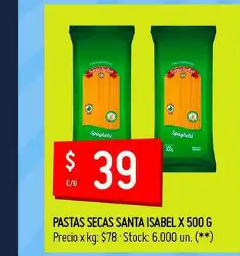 Pastas Secas Santa Isabel