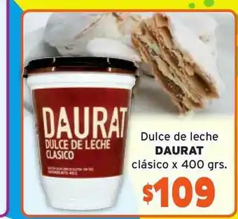 Unico Supermercados Dulce De Leche Daurat Clásico 400grs oferta