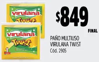 Supermercados Yaguar PAÑO MULTIUSO VIRULANA TWIST oferta