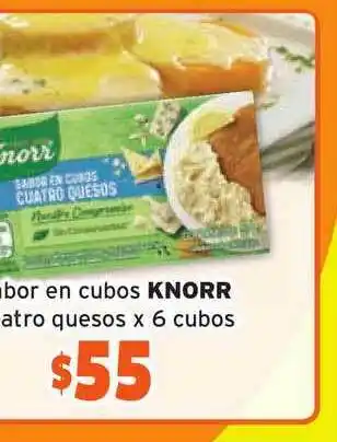 Sabor En Cubos Knorr Quatro Quesos