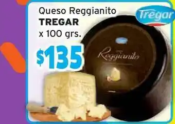 Unico Supermercados Queso Reggianito Tregar 100grs oferta