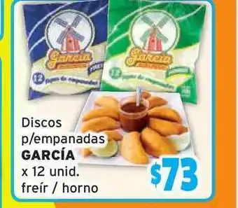 Unico Supermercados Discos P Empanadas García oferta