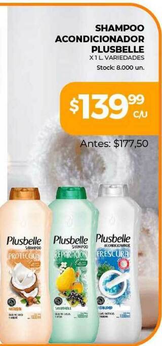 Super MAMI Shampoo Acondicionador Plusbelle oferta