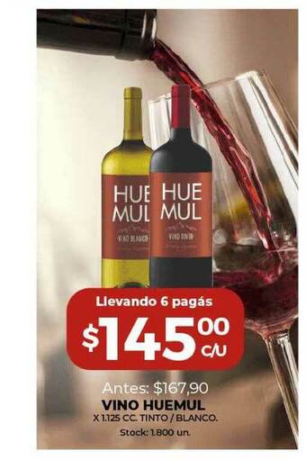 Super MAMI Vino Huemul oferta