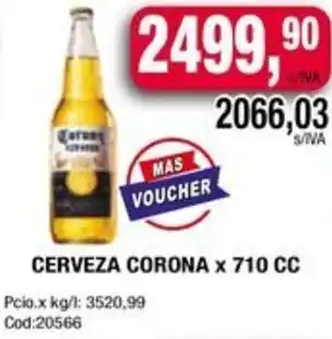 Maxiconsumo CERVEZA CORONA x 710CC oferta