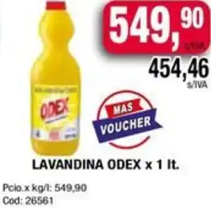 Maxiconsumo LAVANDINA ODEX x 1It oferta