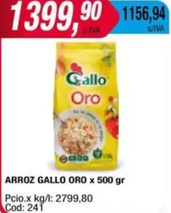 Maxiconsumo ARROZ GALLO ORO x 500gr oferta