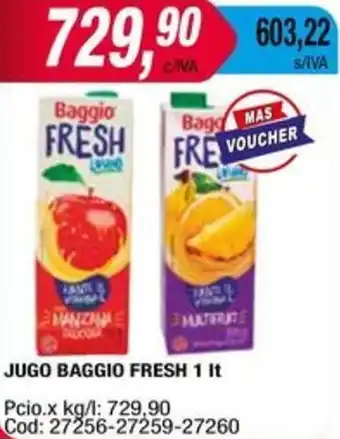 Maxiconsumo JUGO BAGGIO FRESH 1It oferta